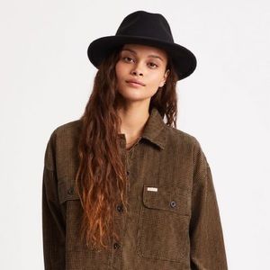 Brixton Black Messer Wool Hat - Medium